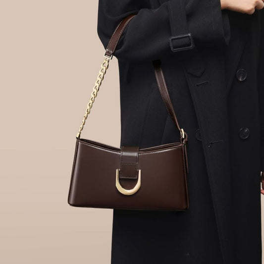 NOLVIYA PU Leather Chain Strap Shoulder Bag - product image 1